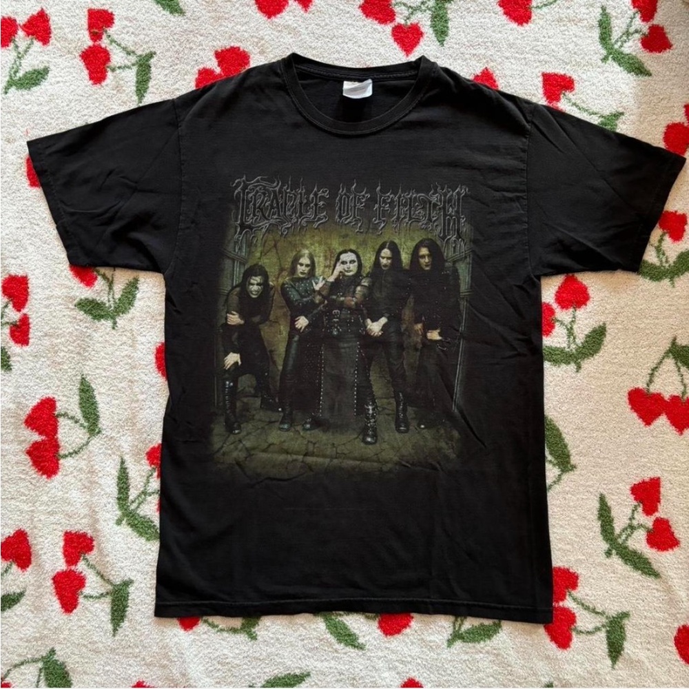 Hanes Black Graphic Band T-Shirt